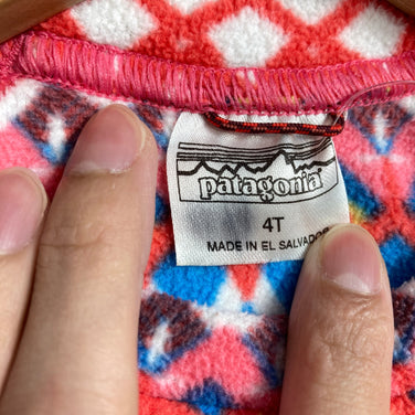 【Baby's 4T ピンク系】 2021 Patagonia ( パタゴニア ) マイクロ D クルー Micro D Crew Companeros Catalan Coral / CCCO ポリエステル ウェア トップス アウター ジャケット フリース z000