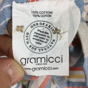 【Men's S ブルー系】Gramicci ( グラミチ ) サンタフェ ロングスリーブ シャツ Santa Fe Long-Sleeve Shirt 北米限定モデル International Men's コットン ロングスリーブシャツ インナー シャツ トップス ウェア - 【公式】2ndGEAR（セカンドギア）Webショップ【登山用品・アウトドア用品専門 買取販売店】