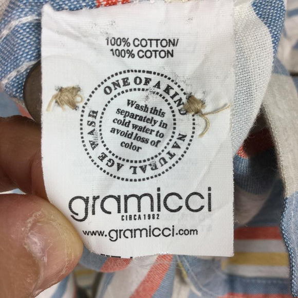 【Men's S ブルー系】Gramicci ( グラミチ ) サンタフェ ロングスリーブ シャツ Santa Fe Long-Sleeve Shirt 北米限定モデル International Men's コットン ロングスリーブシャツ インナー シャツ トップス ウェア - 【公式】2ndGEAR（セカンドギア）Webショップ【登山用品・アウトドア用品専門 買取販売店】