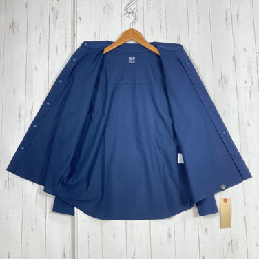 【男款 XS 藏青色系】 Millet ( 米勒 ) Breeze Mesh Long Sleeve Shirt ポリエステル ウェア トップス 内衣 衬衫 长袖衬衫 化纤 z00059263