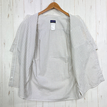 【Men's S ホワイト系】 2009 Patagonia ( パタゴニア ) ショートスリーブ パッカーウェア シャツ Short Sleeved Packerwear Shirts ELW 生産終了モデル 入手困難 ウェア トップス インナー シャツ ショート