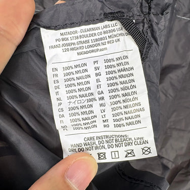 【OneSize Black】 Matador Mini Pocket Blanket 3.0 Nylon Sleeping System Blanket Quilt z00057725 Blanket Quilt Sleeping System
