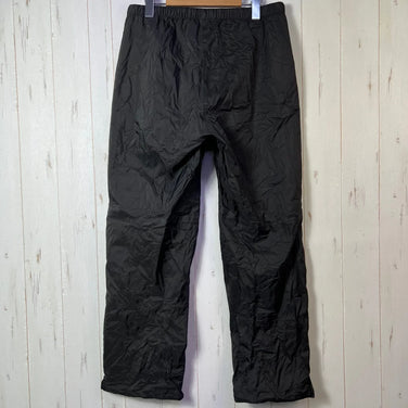 Montbell Men's Thunder Pass Pants, Medium Short, Black, Nylon, Rain Shell, Long Pants, Bottoms, z00054551