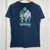 【Women's 8 ブラック系】 Rab ( ラブ ) トゥク ビスタ ティー Tuku Vista Tee QCC-17 Beluga z00058279 Beluga コットン ショートスリーブTシャツ クルーネック インナー シャツ トップス ウェア