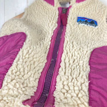 [Boys' Size 12M Beige] 2012 Patagonia Retro X Vest NRU Polyester Fleece Vest z00054037 NRU Fleece Vest Tops