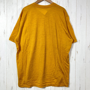 【Unisex L オレンジ系】 Yamatomichi ( 山と道 ) メリノ ライト クルー ネック ポケット Merino Light Crew Neck Pocket Mustard メリノウール ウェア トップス インナー シャツ ショートスリーブシャツ ウ - 0