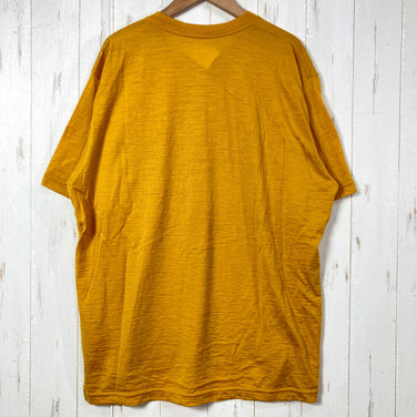 【Unisex L オレンジ系】 Yamatomichi ( 山と道 ) メリノ ライト クルー ネック ポケット Merino Light Crew Neck Pocket Mustard メリノウール ウェア トップス インナー シャツ ショートスリーブシャツ ウ