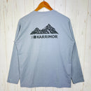 【Men's S グレー系】 Karrimor ( カリマー ) コンフォート ロング スリーブ ティー comfort L/S T ライトグレー ポリエステル ウェア トップス インナー シャツ ロングスリーブTシャツ クルーネック 化繊 z00058003 ラ-7