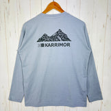 【Men's S グレー系】 Karrimor ( カリマー ) コンフォート ロング スリーブ ティー comfort L/S T ライトグレー ポリエステル ウェア トップス インナー シャツ ロングスリーブTシャツ クルーネック 化繊 z00058003 ラ