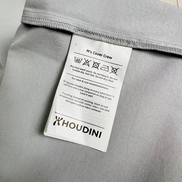 【Men's M グレー系】 Houdini ( フーディニ ) メンズ カバークルー ロングスリーブ M's Cover Crew Long Sleeve 258694 ground grey z00058227 ground grey 化繊 ロングスリーブTシ
