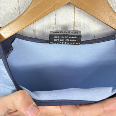 【Women's M ブルー系】 Icebreaker ( アイスブレーカー ) スーパーファイン190 ロングスリーブ ウールティー メリノウール ウェア トップス インナー シャツ ロングスリーブTシャツ クルーネック ウール z00055018  ウール ロング