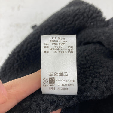 【Unisex OneSize ブラック系】 Karrimor ( カリマー ) マウンテン キャップ Mountain Cap 冬期用防水防寒帽 保温 厳冬期向け ナイロン ウェア ウェア小物 ヘッドウェア キャップ z00059927  キャップ ヘッドウェア ウェア小物 ウ