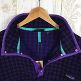 【Men's M パープル系】 Patagonia ( パタゴニア ) プリンテッド ライトウェイト シンチラ スナップt スペシャル Printed Light Weight Synchilla Snap-T Sp ハウンドトゥース：エッグプラント×ブラック フリ - 【公式】2ndGEAR（セカンドギア）Webショップ【登山用品・アウトドア用品専門 買取販売店】