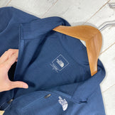 【男士 S 海军蓝】 The North Face ( 北面 ) 短袖 FlashDry 3D Zip Up 短袖 FlashDry 3D 拉链上衣 涤纶 运动服 上装 内搭
