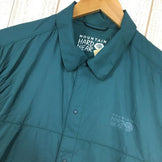 【Men's S グリーン系】 Mountain Hardwear ( マウンテンハードウェア ) コア エアシェル シャツ ジャケット Kor Airshell Shirt Jacket ウィンドシェル OE0400 Men's 318 Aqua Green ウィ - 【公式】2ndGEAR（セカンドギア）Webショップ【登山用品・アウトドア用品専門 買取販売店】