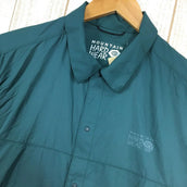【Men's S グリーン系】 Mountain Hardwear ( マウンテンハードウェア ) コア エアシェル シャツ ジャケット Kor Airshell Shirt Jacket ウィンドシェル OE0400 Men's 318 Aqua Green ウィ - 【公式】2ndGEAR（セカンドギア）Webショップ【登山用品・アウトドア用品専門 買取販売店】