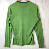 [Men's Small Green] 2011 Patagonia Capilene 2 Lightweight Crew Polyester T-Shirt, Long Sleeve, Crew Neck