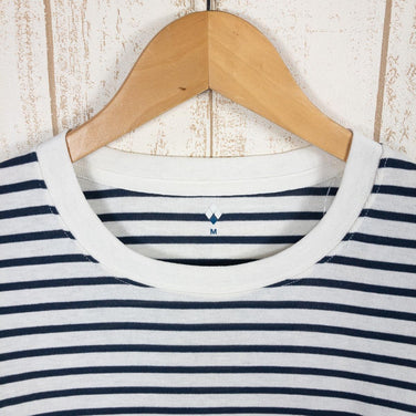 【Men's M ホワイト系】 Montbell ( モンベル ) Wic.ボーダー ロングスリーブt 長袖 ウィックロン Tシャツ 1104818 Asian Men's IV/DN ブルー 化繊 ロングスリーブTシャツ クルーネック インナー シャツ トップス - 【公式】2ndGEAR（セカンドギア）Webショップ【登山用品・アウトドア用品専門 買取販売店】