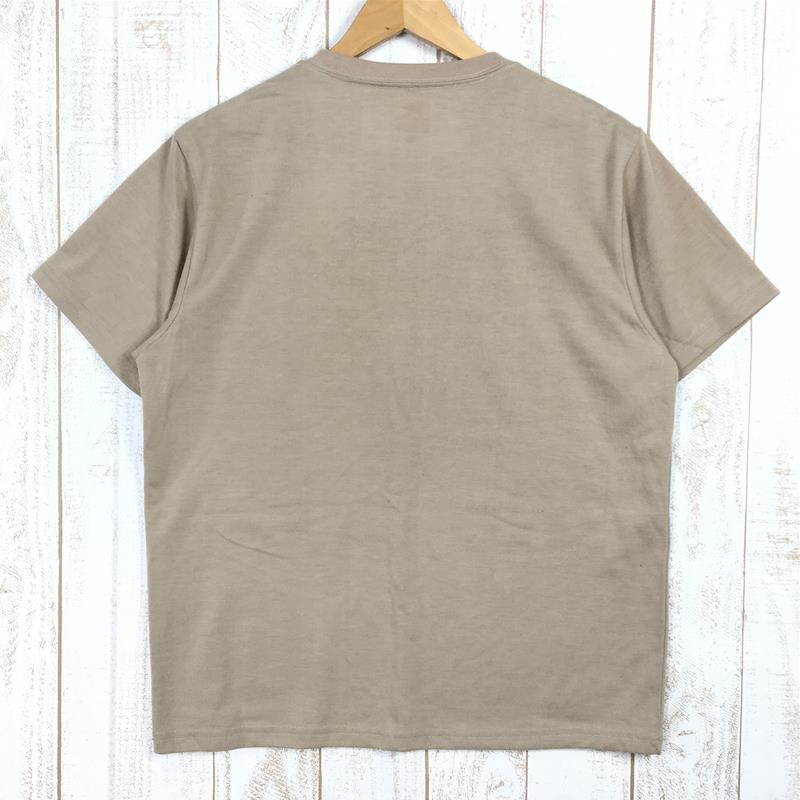 【Men's M ベージュ系】 Chums ( チャムス ) キャンプ Tシャツ 速乾 CH01-1762 Men's  化繊 ショートスリーブTシャツ クルーネック インナー シャツ トップス ウェア