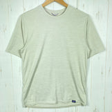 【Men's XS ベージュ系】 2024 Patagonia ( パタゴニア ) キャプリーン クール デイリー シャツ Capilene Cool Daily Shirt PDYX ポリエステル ウェア トップス インナー シャツ ショートスリーブTシャツ クルー