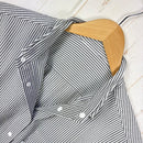 【Women's S グレー系】 Ridge Mountain Gear ( リッジマウンテンギア ) ベーシック ショートスリーブ シャツ ストライプ Basic Short Sleeve Shirt Stripe  Grey × White z00055799 G-5