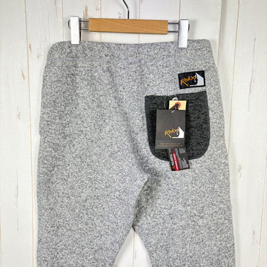 Men's Size Small Gray Rokx The Goose Pant RXMF191067 ASH z00056162 ASH Fleece Long Pants