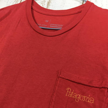 【Men's XS レッド系】 Patagonia ( パタゴニア ) オートパドリング ポケット Tシャツ オーガニックコットン アメリカ製 生産終了モデル 入手困難 International Men's コットン ショートスリーブTシャツ クルーネック イン - 【公式】2ndGEAR（セカンドギア）Webショップ【登山用品・アウトドア用品専門 買取販売店】