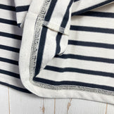 男士 ML 象牙色 Bring Basque 衬衫，裁剪缝制，米白色 x 黑色，涤纶，长袖圆领 T 恤，合成纤维，长袖，米白色 x 黑色，合成纤维，长袖