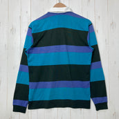 【Men's M ネイビー系】 Montbell ( モンベル ) ロングスリーブ ボーダー シャツ ウェア トップス インナー シャツ ロングスリーブシャツ 化繊 z00060630  化繊 ロングスリーブシャツ インナー シャツ トップス ウェア