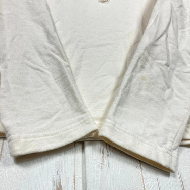 【Men's M アイボリー系】 2024 Patagonia ( パタゴニア ) ライトウェイト 73 テキスト ロゴ ワイルドライズ フーディ Lightweight '73 Text Logo Wildrise Fleece Hoody BCW オーガニックコッ