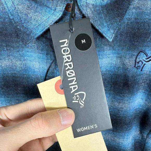【Women's M ブルー系】 Norrona ( ノローナ ) タモック ウール シャツ ウィメンズ Tamok Wool Shirt W's 1219-19 2295 INDIGO NIGHT z00056111 2295 INDIGO NIGHT ウール ロン
