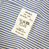 【Men's L ブルー系】 Ridge Mountain Gear ( リッジマウンテンギア ) ベーシック ショートスリーブ シャツ ストライプ Basic Short Sleeve Shirt Stripe  Blue × White z00055793 B