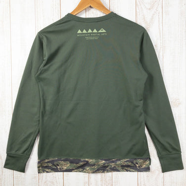 【Men's XS グリーン系】 Mountain Martial Arts | Mma ( マウンテンマーシャルアーツ ) ドライ ポケット ロング Tシャツ Dry Pocket Long Tee Khaki（カーキ×タイガーカモ） ポリエステル ウェア トップス - 【公式】2ndGEAR（セカンドギア）Webショップ【登山用品・アウトドア用品専門 買取販売店】