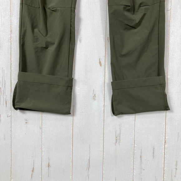 【Women's XS グリーン系】 Mammut ( マムート ) アジリティ スリム パンツ アジアンフィット ウィメンズ AEGILITY Slim Pants AF Women ストレッチ DWR 一体型ベルト ナイロン ウェア ボトムス ロングパンツ ソフトシェ