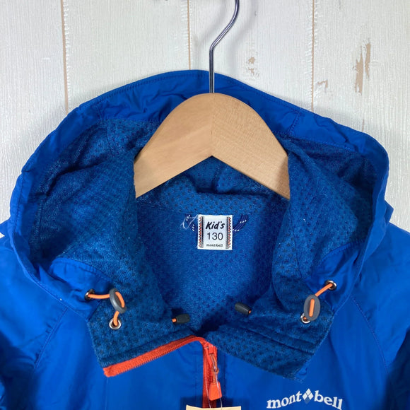 【Kid's 130 ブルー系】 Montbell ( モンベル ) ライトシェル パーカ Light Shell Parka ナイロン ウェア トップス アウター ジャケット ウィンドシェル z00056662  ウィンドシェル アウター ジャケット トップス ウェ