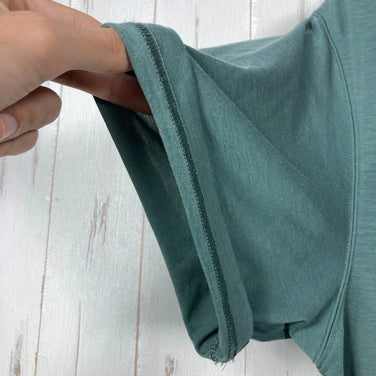 Men's M Green Rab Topo Tee Polyester Short Sleeve Crew Neck T-Shirt Synthetic Short Sleeve Crew Neck Tee (z00053774)