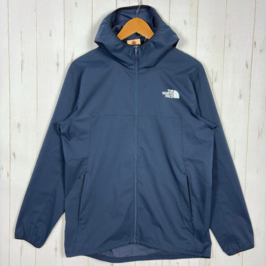 The North Face ES Anytime Wind Hoodie, Men's Size Medium, Navy. Polyester Windshell Jacket.