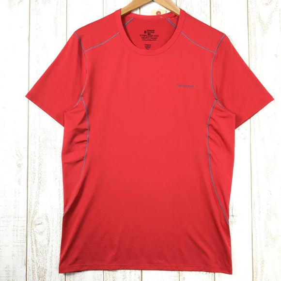 【Men's M レッド系】 Patagonia ( パタゴニア ) キャプリーン1 Sw ストレッチ Tシャツ Capilene 1 Silkweight Stretch T-Shirt 45600 International Men's 化繊 ショートスリー - 【公式】2ndGEAR（セカンドギア）Webショップ【登山用品・アウトドア用品専門 買取販売店】