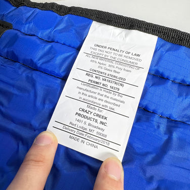 【OneSize ネイビー系】 Crazy Creek ( クレイジークリーク ) ヘックス2.0 オリジナルチェア HEX 2.0 ORIGINAL CHAIR ブラック/ロイヤルBL キャンピングギア キャンピングファニチャー チェア z00057029 ブラッ