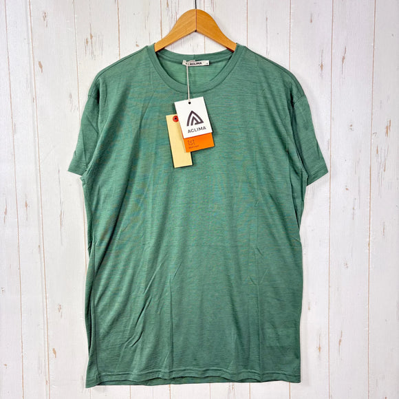 【Men's M グリーン系】 Aclima ( アクリマ ) ライトウール クラシック ティー LightWool Classic Tee 106817 362 DARK IVY z00055903 362 DARK IVY ウール ショートスリーブTシャツ クル
