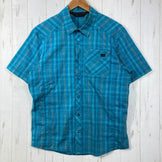 【Men's S ブルー系】 Arcteryx ( アークテリクス ) ピークライン ショートスリーブ シャツ Peakline Short Sleeve Shirt 生産終了モデル 入手困難 コットン ウェア トップス インナー シャツ ショートスリーブシャツ