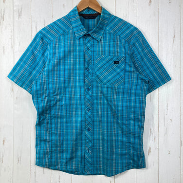 【Men's S ブルー系】 Arcteryx ( アークテリクス ) ピークライン ショートスリーブ シャツ Peakline Short Sleeve Shirt 生産終了モデル 入手困難 コットン ウェア トップス インナー シャツ ショートスリーブシャツ