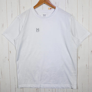【Men's M ホワイト系】 Millet ( ミレー ) インセクト バリヤー M ロゴ Tシャツ ショート スリーブ INSECT BARRIER M LOGO T-SHIRT SHORT SLEEVE ポリエステル ウェア トップス インナー シャツ ショー