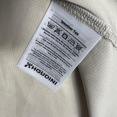 【Unisex S カーキ系】 Houdini ( フーディニ ) ウェザー ティー Weather Tee 159784 SANDSTORM z00055959 SANDSTORM 化繊 ショートスリーブTシャツ クルーネック インナー シャツ トップス ウェア
