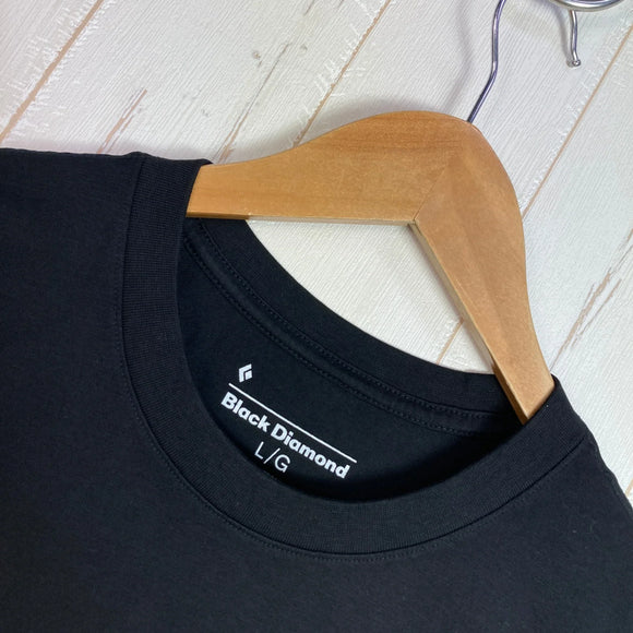 【Men's L ブラック系】 Black Diamond ( ブラックダイヤモンド ) ショートスリーブ イクイップメント フォー アルピニスト ティー SS Equipment For Alpinist Tee オーガニックコットン ウェア トップス インナー
