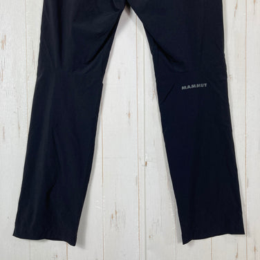 【Men's XS ブラック系】 Mammut ( マムート ) アジリティ パンツ アジアンフィット Aegility Pants AF 4WAYストレッチ 耐久撥水 一体型ベルト ナイロン ウェア ボトムス ロングパンツ ソフトシェル z00061313  ソフト