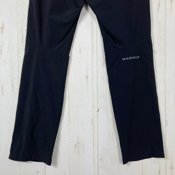 【Men's XS ブラック系】 Mammut ( マムート ) アジリティ パンツ アジアンフィット Aegility Pants AF 4WAYストレッチ 耐久撥水 一体型ベルト ナイロン ウェア ボトムス ロングパンツ ソフトシェル z00061313  ソフト