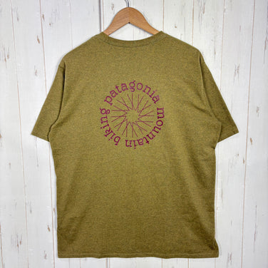 【Men's L グリーン系】 2023 Patagonia ( パタゴニア ) スポーク ステンシル レスポンシビリティー Spoke Stencil Responsibili Tee MOKH コットン ウェア トップス インナー シャツ ショートスリーブTシャ