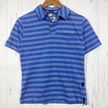 【Kid's L ブルー系】 2009 Patagonia ( パタゴニア ) キッズ オーガニック コットン ポロシャツ K Organic Cotton Short Sleeve Polo Shirt GSE オーガニックコットン ウェア トップス インナー