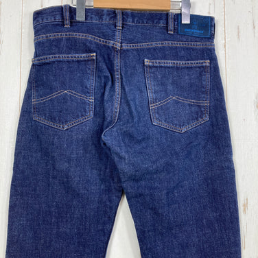 【Men's 31-32 ネイビー系】 2016 Patagonia ( パタゴニア ) フランネル ラインド フィット ジーンズ Flannel Lined Straight Fit Jeans オーガニックコットン ウェア ボトムス ロングパンツ コットン z00059